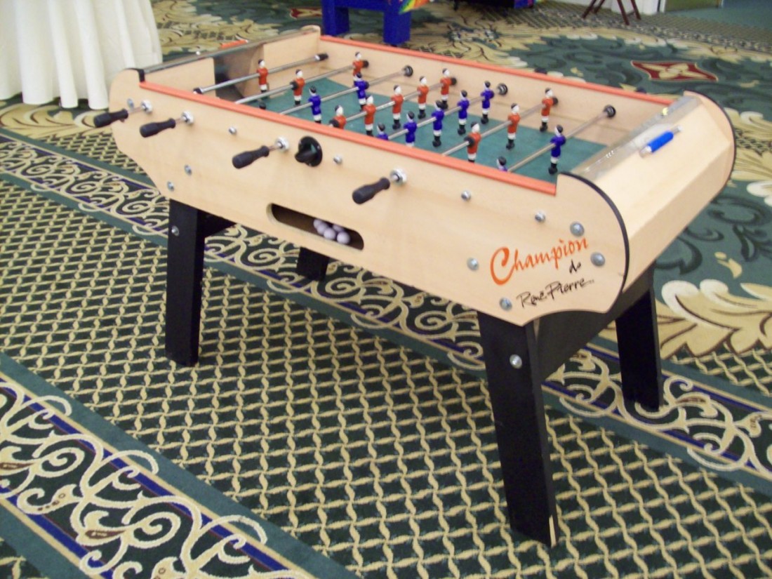 Foosball bar games rental by thunderdome